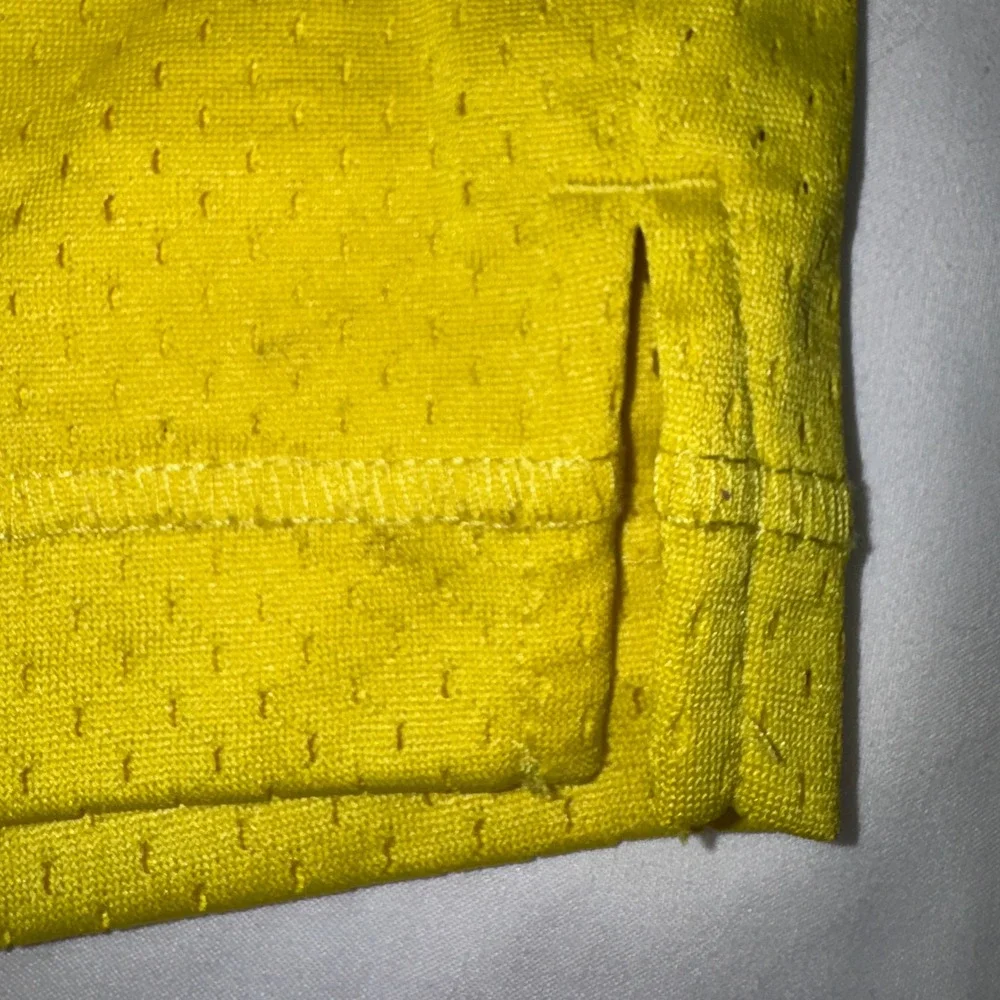 Nike Mens Mesh Athletic Basketball Shorts Yellow XL Activewear StreetWear